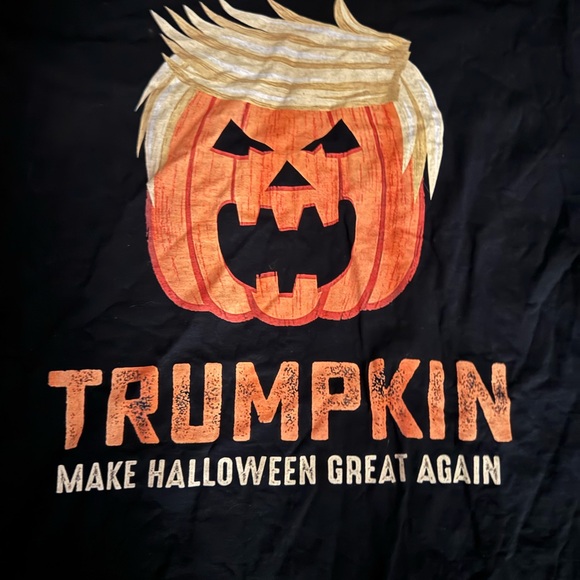 Donald Trump: Trumpkin: “Make Halloween Great Again” Funny Shirt: Large: POTUS - Picture 3 of 3
